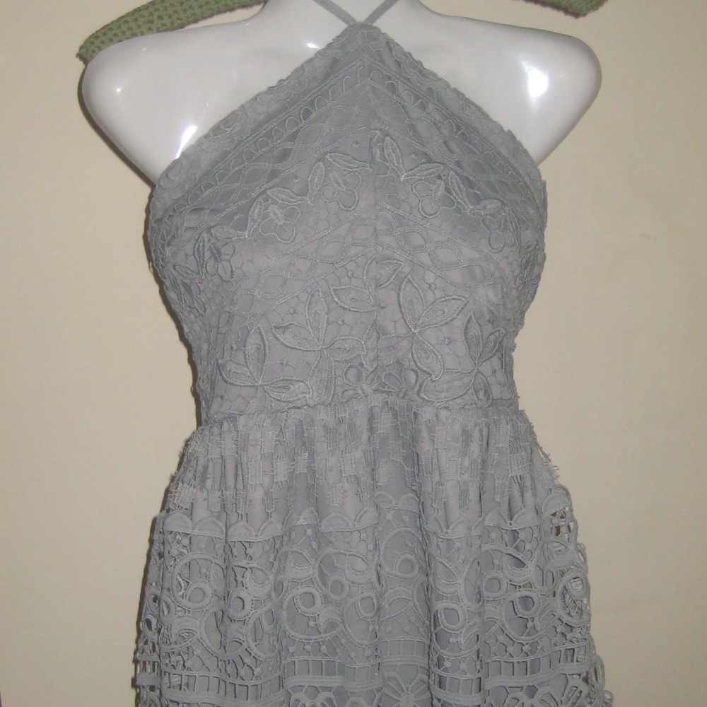 TOBI Lace Halter Dress